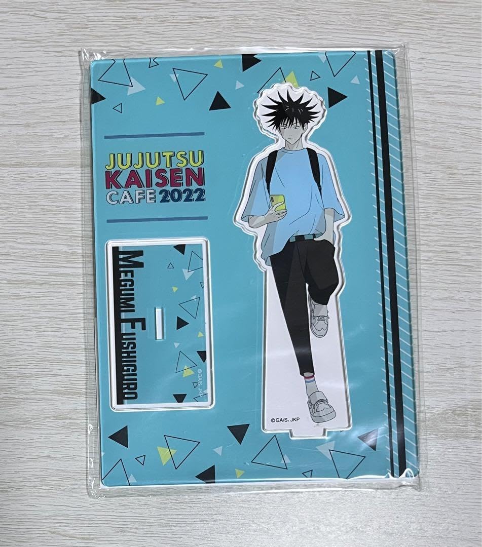 呪術廻戦0 コラボカフェ本舗　五条悟　缶バッジ　アクリルスタンド3個セット 呪術廻戦0 コラボカフェ本舗 五条悟 缶バッジ アクリルスタンド3個セット